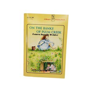 Vintage 1971 Laura Ingles Wilder - On the Banks of Plum Creek, paperback, preown